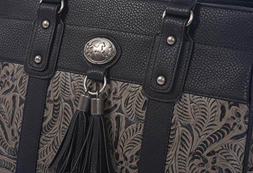 Rolling Laptop Bag Women, 17 inch Large Premium Rolling Briefcase with Wheels, Overnight Roller Carry on Computer Case for Travel Work Office Airplane Business Wife Mom Teacher