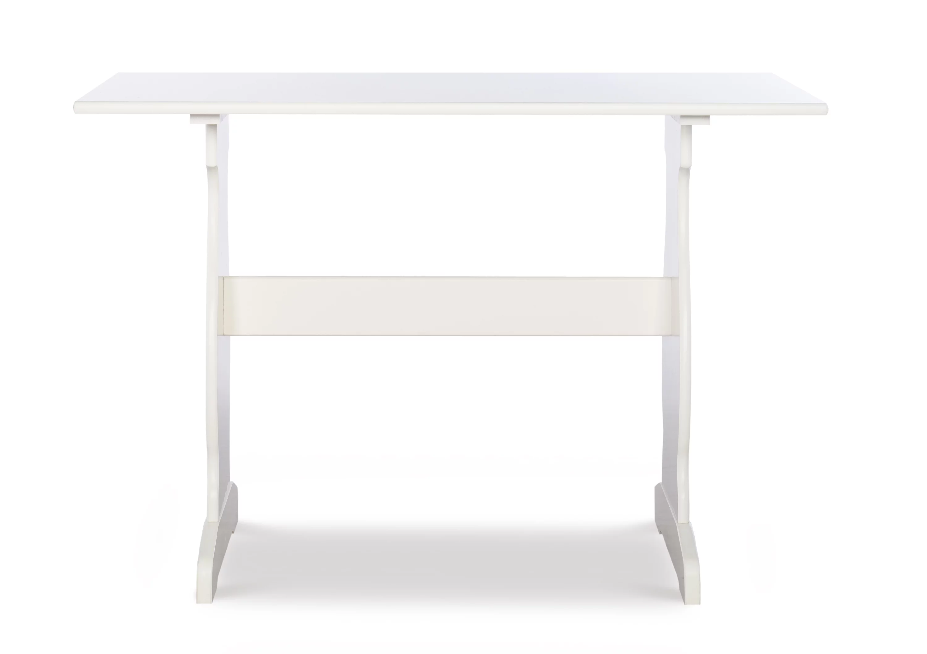 Linon Sasha Casual Dining Breakfast Nook with Corner Unit, Table, and Bench, 29.4" Table Height, Seats 5, White Finish with Coffee Patterned Fabric