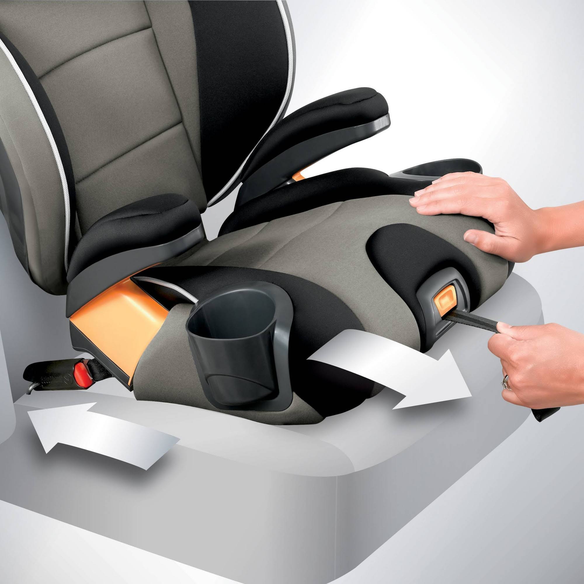 Chicco - KidFit 2-in-1 Belt Positioning Booster Car Seat, Horizon
