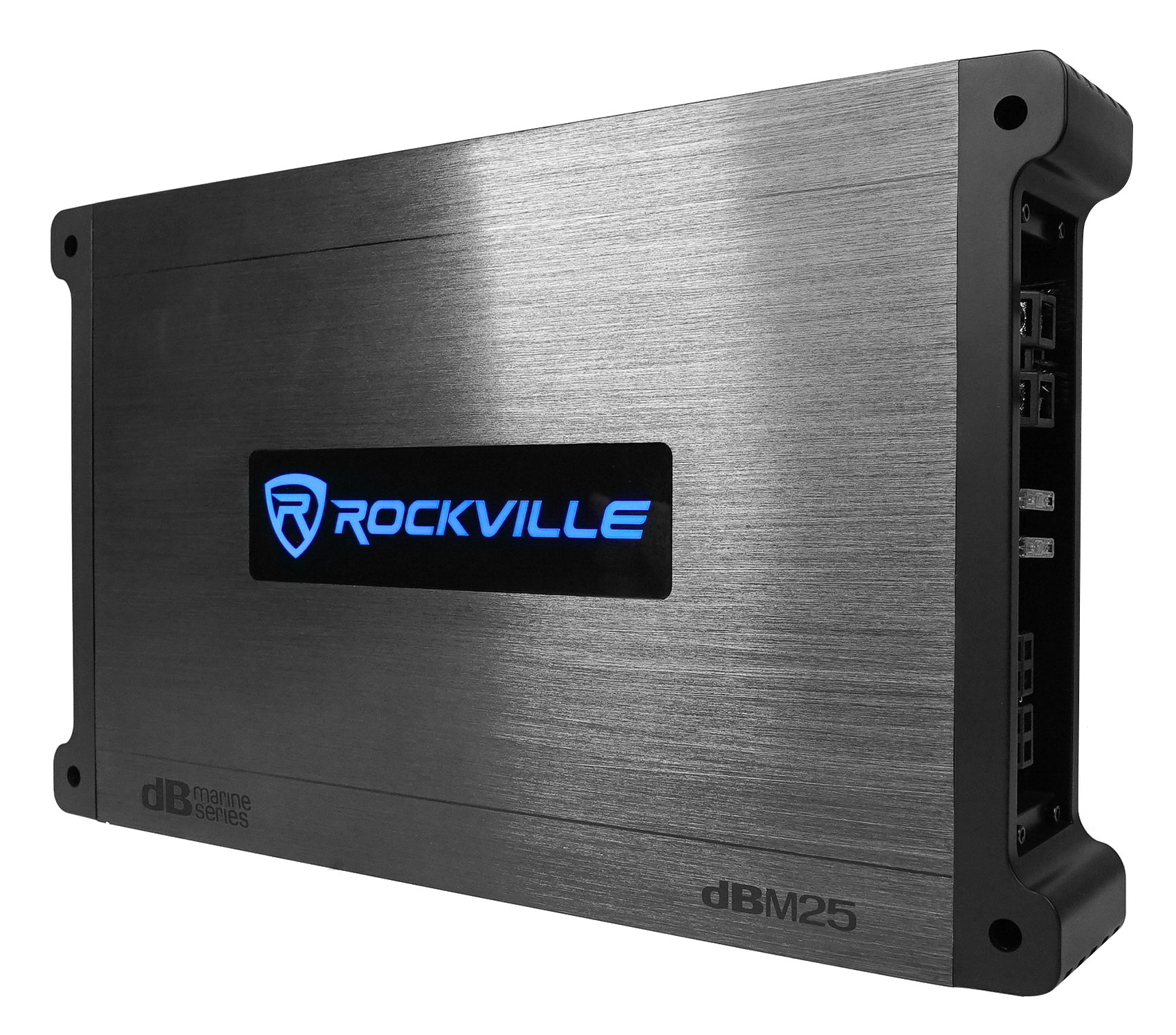 (2) Rockville RWB70B Black 6.5" Marine Wakeboard Swivel Tower Speakers+Amplifier