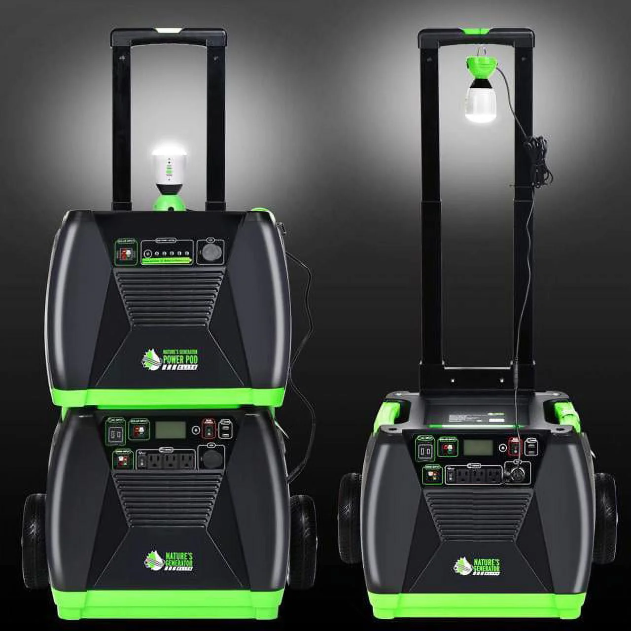 Nature's Generator Elite Portable Solar & Wind Powered 3600 Watts Generator
