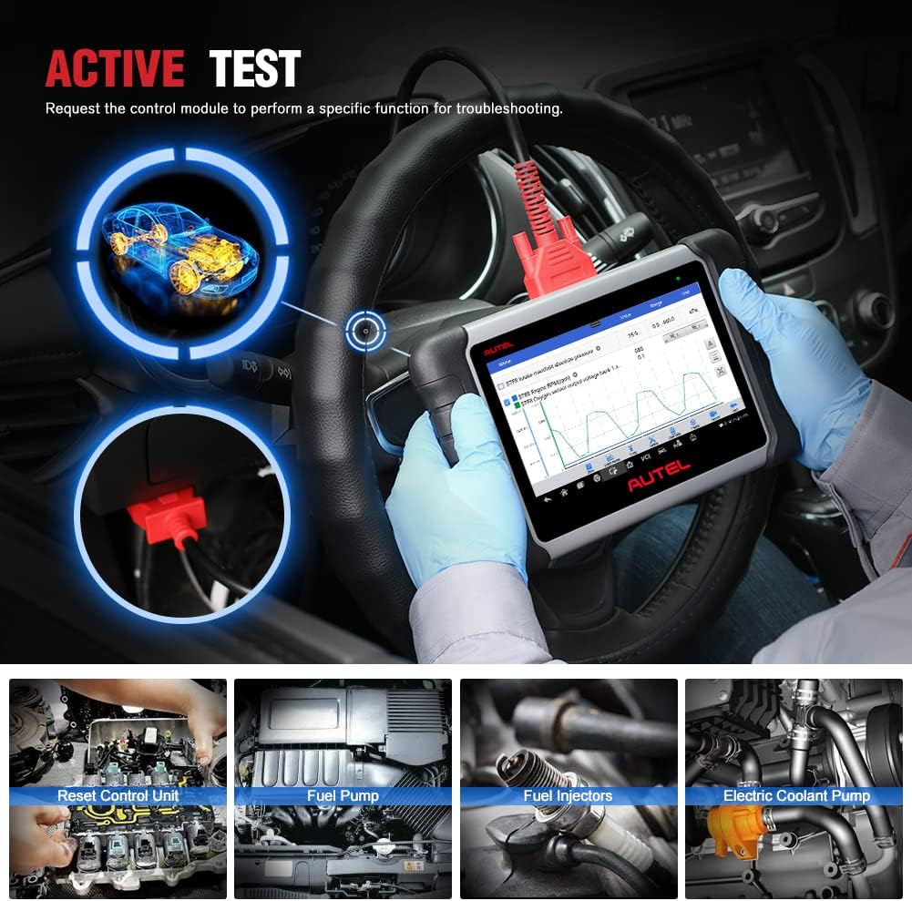 Autel Scanner MaxiPRO MP808 Diagnostic Scan Tool, Same Function as MP808K/MS906, Advanced Bi- Directional Control, All Systems Diagnoses, 30+ Services