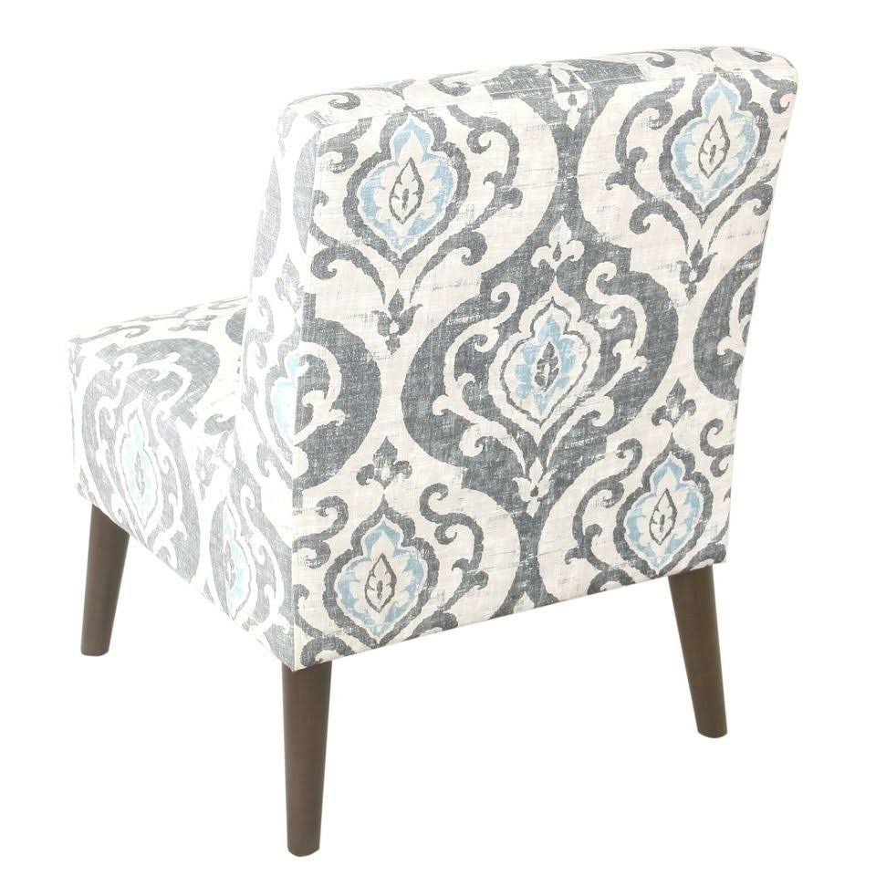 HomePop Modern Armless Dining Accent Chair - Navy Blue