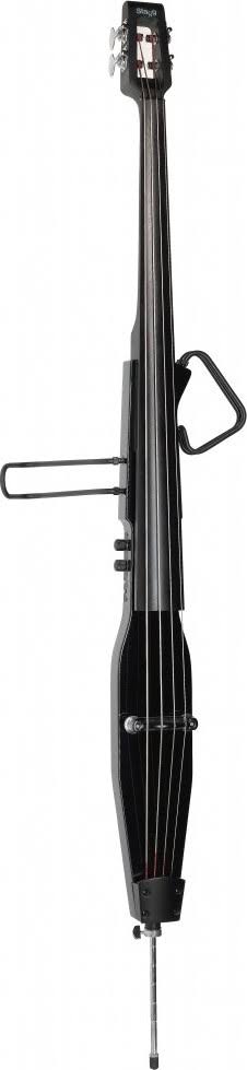 Stagg EDB-3/4 MBK Electric Double Bass with Gigbag - Metallic Black - Avayadevconnect
