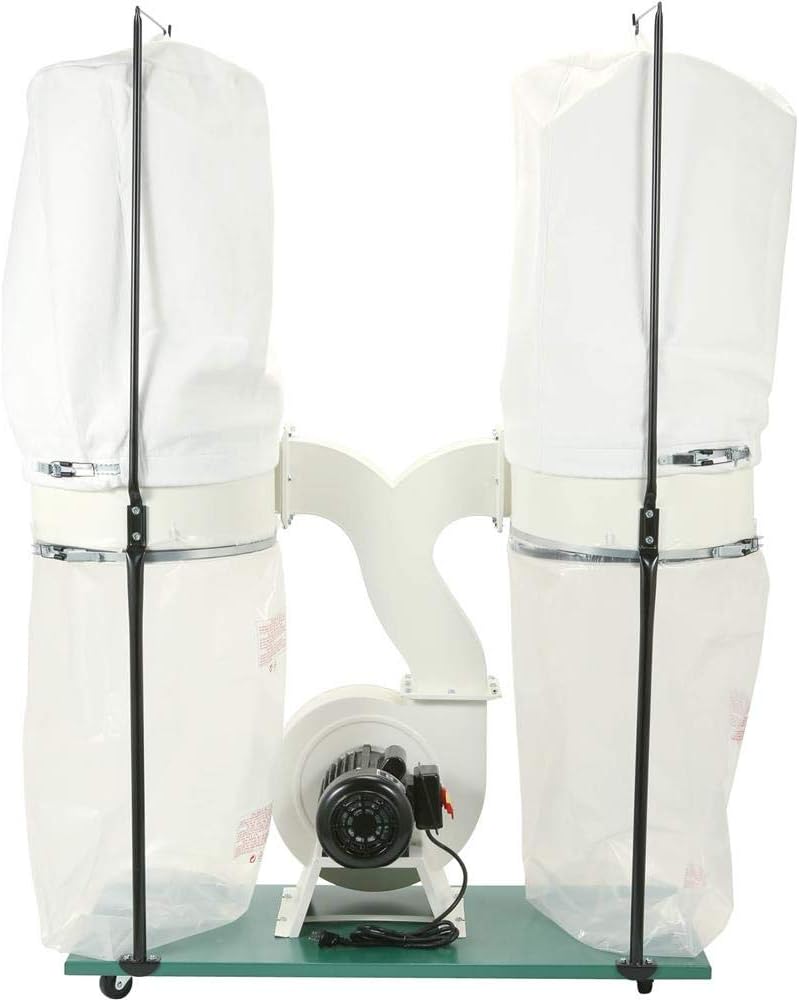 Grizzly Industrial G1030Z2P - 3 HP Dust Collector with Aluminum Impeller