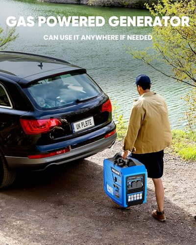 4000 Watt Inverter Generator, 120V Gas Powered Generator Super Quiet, RV Ready/EPA for RV, Camping and Home