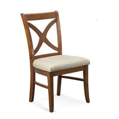 Hues Cross Back Side Chair Braxton Culler Stone Crypton Performance; 0884-83/Natural Finish 39x22H x 21x22W x 22x22D