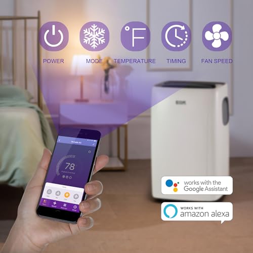 Emerson Quiet Kool 3 in 1 SMART Portable Air Conditioner, Dehumidifier & Fan