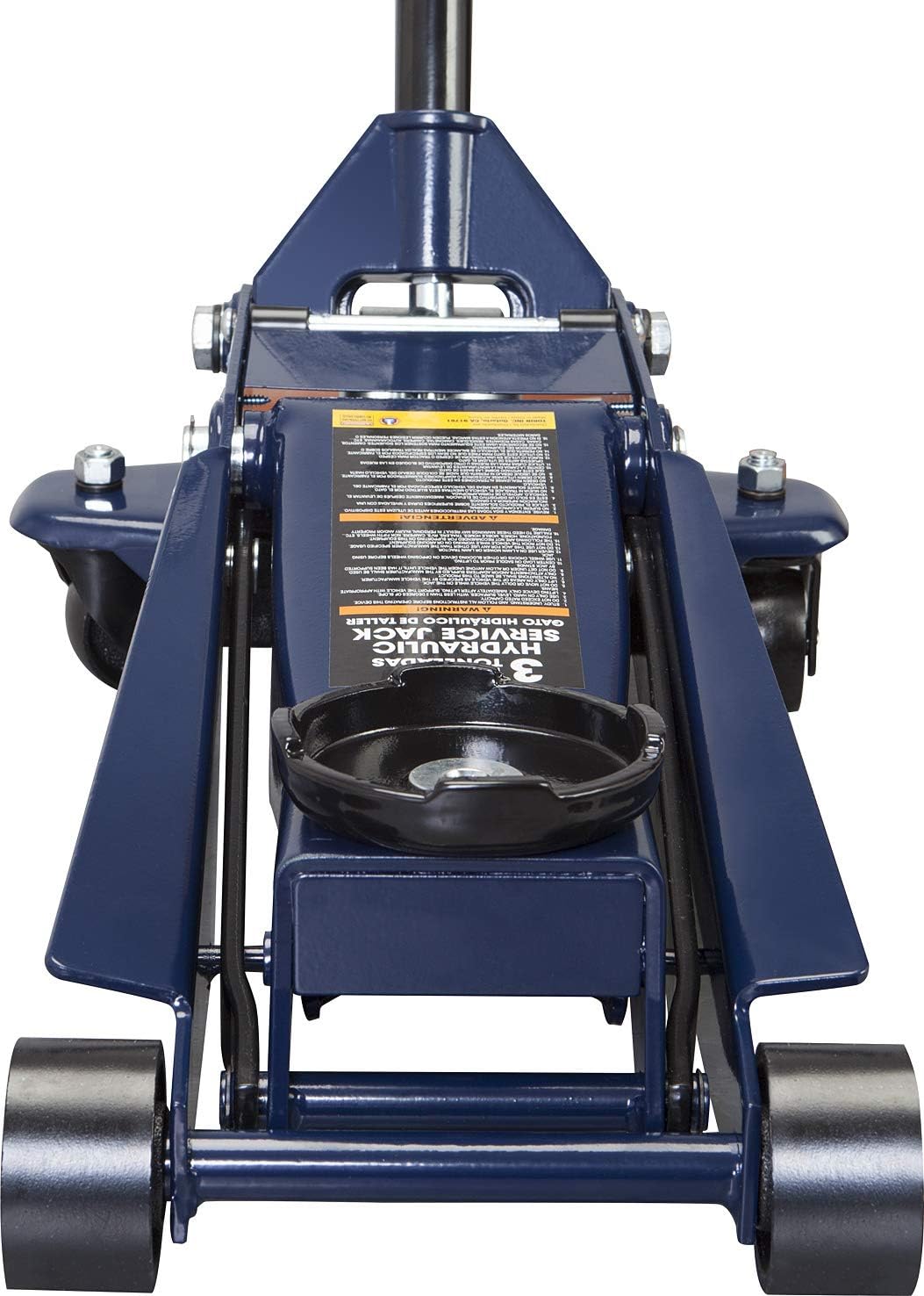TCE ATZ830023U Torin Hydraulic Heavy Duty Steel Service/Floor Jack with Dual Piston Quick Lift Pump, 3 Ton (6,000 lb) Capacity, Blue