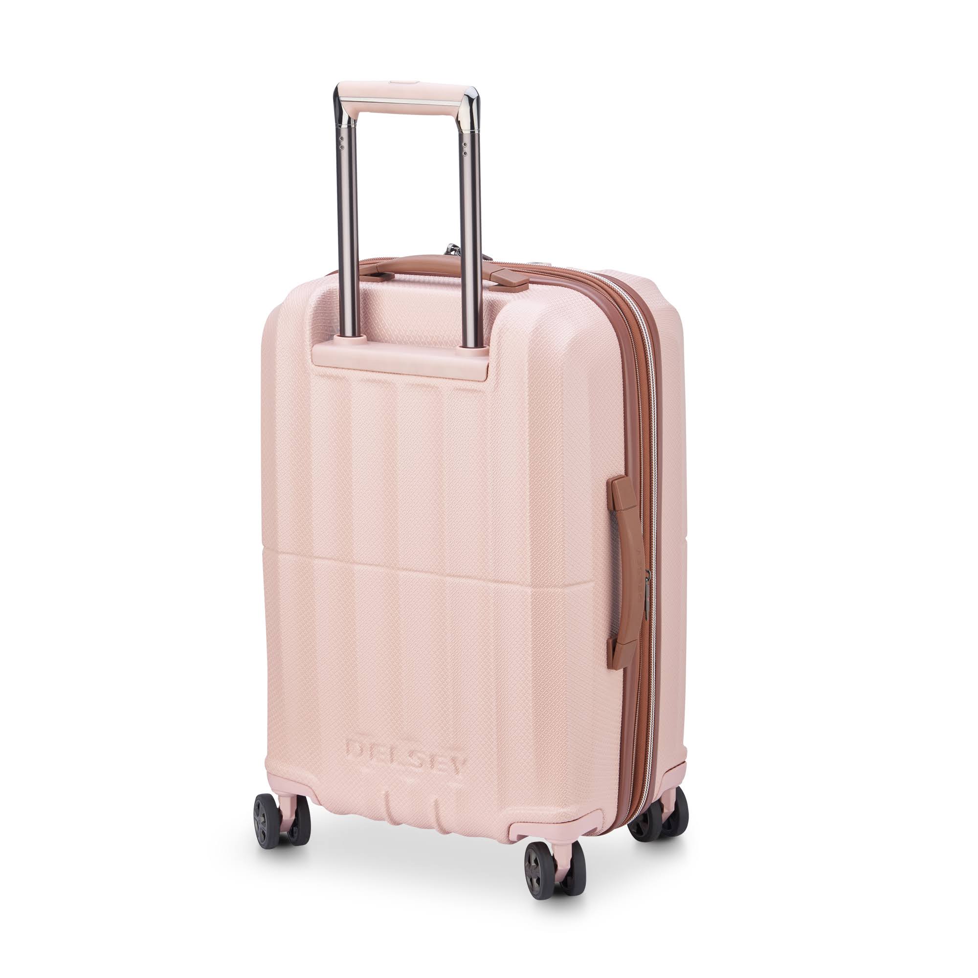 Delsey St. Tropez 21x22 Hardside Carry-On Spinner - Pink