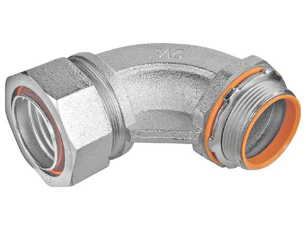 Garvin 4 inch Malleable Iron Liquid Tight 90 Degree Connector with Insulated Throat (LTC-40090)