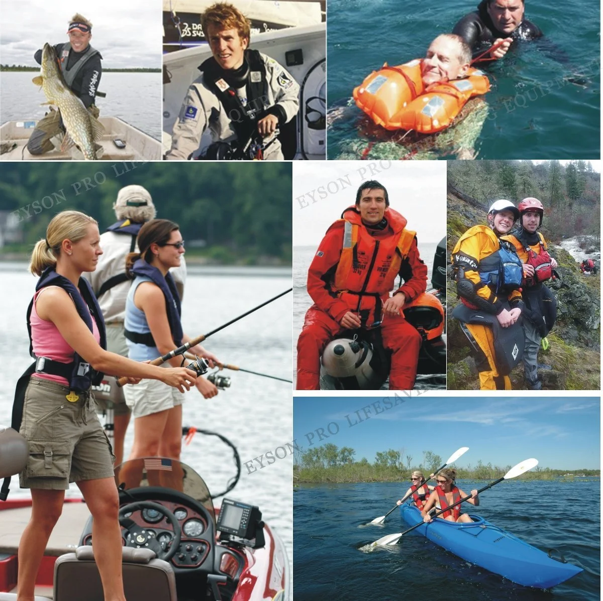 Premium Automatic / Manual Inflatable Life Jacket Lifejacket PFD Life Vest w Zippered Pocket Inflate Survival Aid PFD for Children Youth Kids Red Color