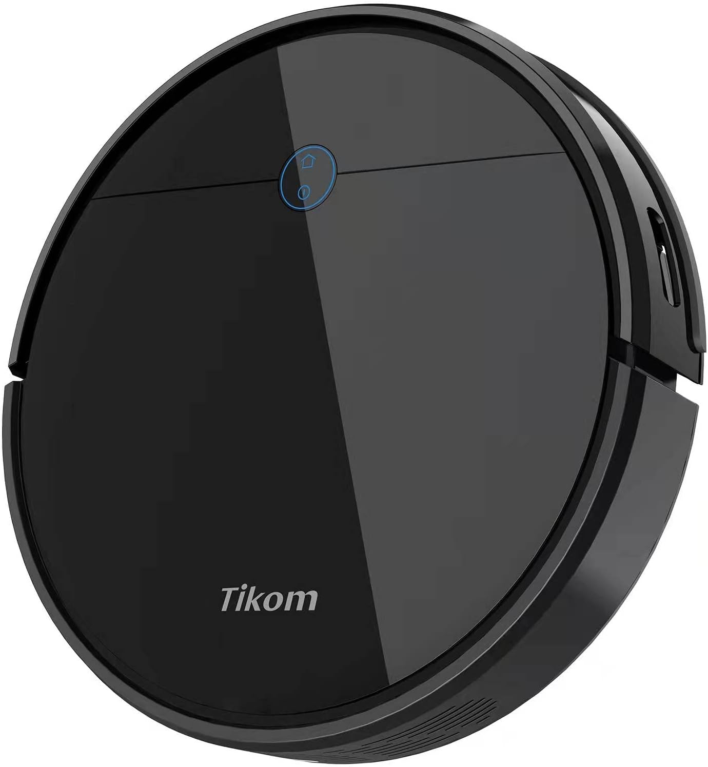 Tikom Robot Vacuum Cleaner, 2700Pa Robotic Vacuums with Self-Charging, Good for Pet Hair, Carpets, Hard Floors, Black
