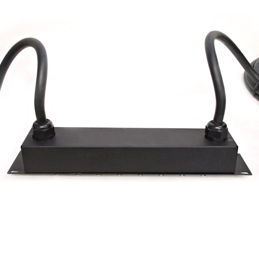 Seismic Audio Rack Mount 32 Channel TRS Combo Splitter Snake Cable-5' and 30' XLR Trunks (SARMSS-32x530)