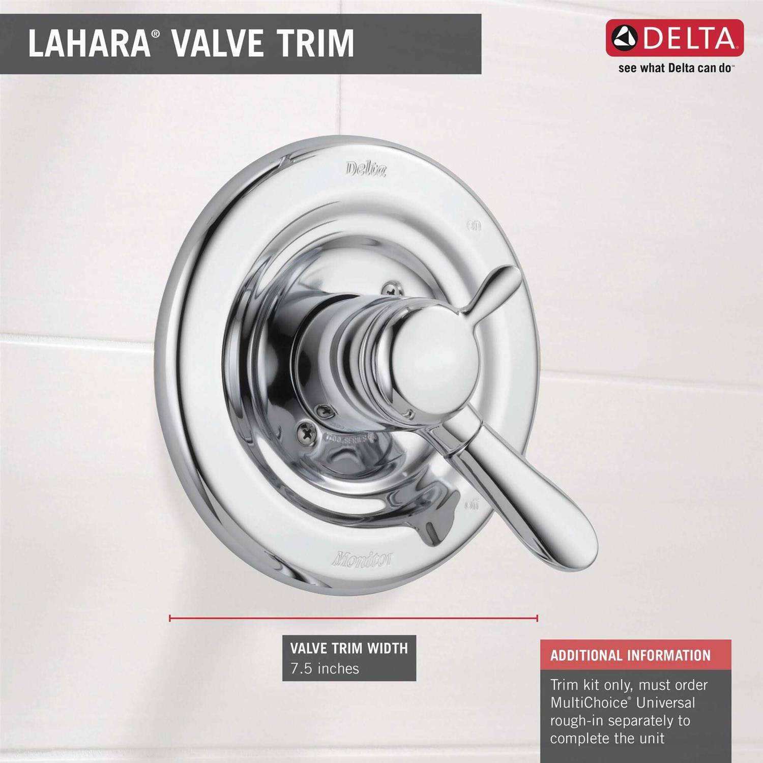 Delta Lahara Monitor 17 Series Valve Only Trim T17038 - Shop Hardware Tools Online Store