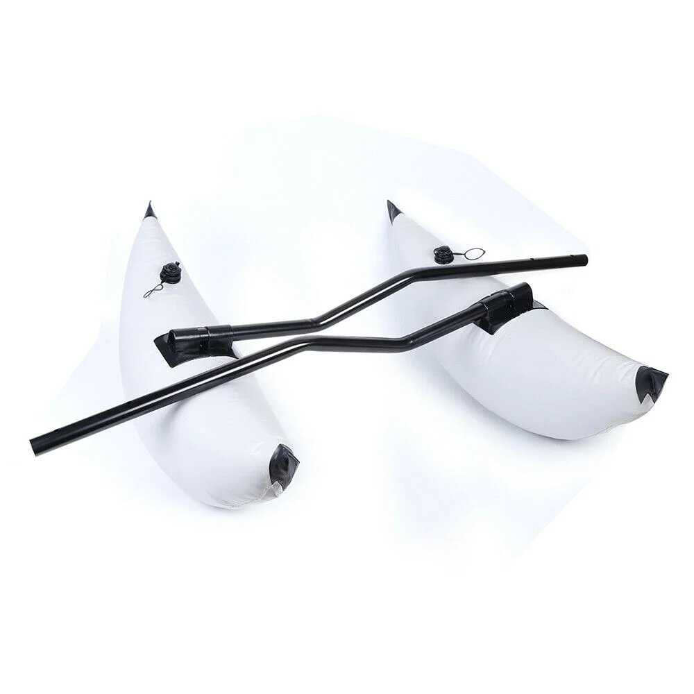 HiKaRiGuMi Inflatable Kayak Outrigger Canoe Float Stand Stabilizer System Side Kick Kit