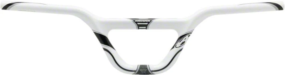 Answer BMX Carbon Expert BMX Handlebar 5.75 White Gray Black BMX Bike