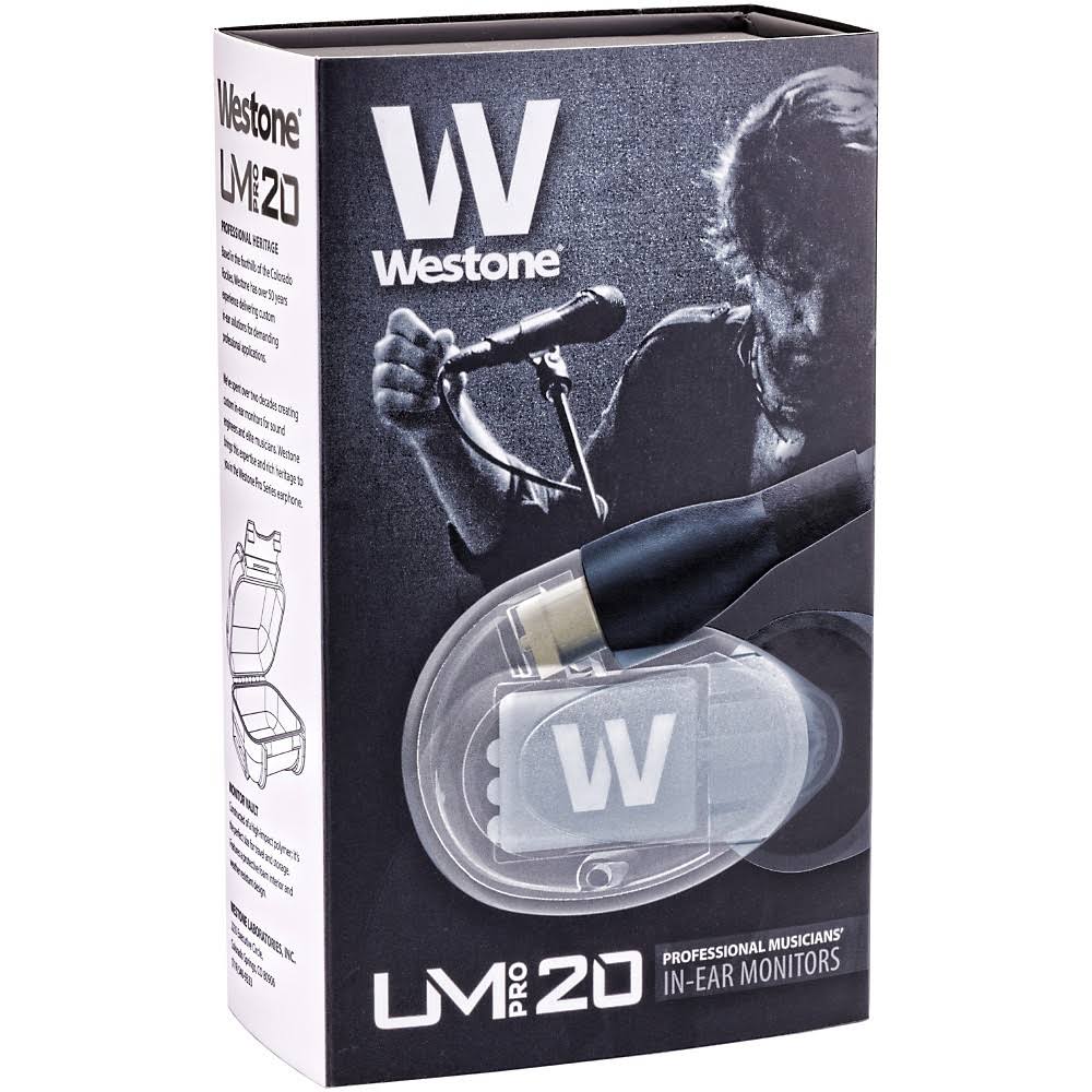 Westone UM PRO 20 In-Ear Earphones - Clear