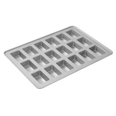 Wilton Bake More 18-Cavity Mini Loaf Pan Silver