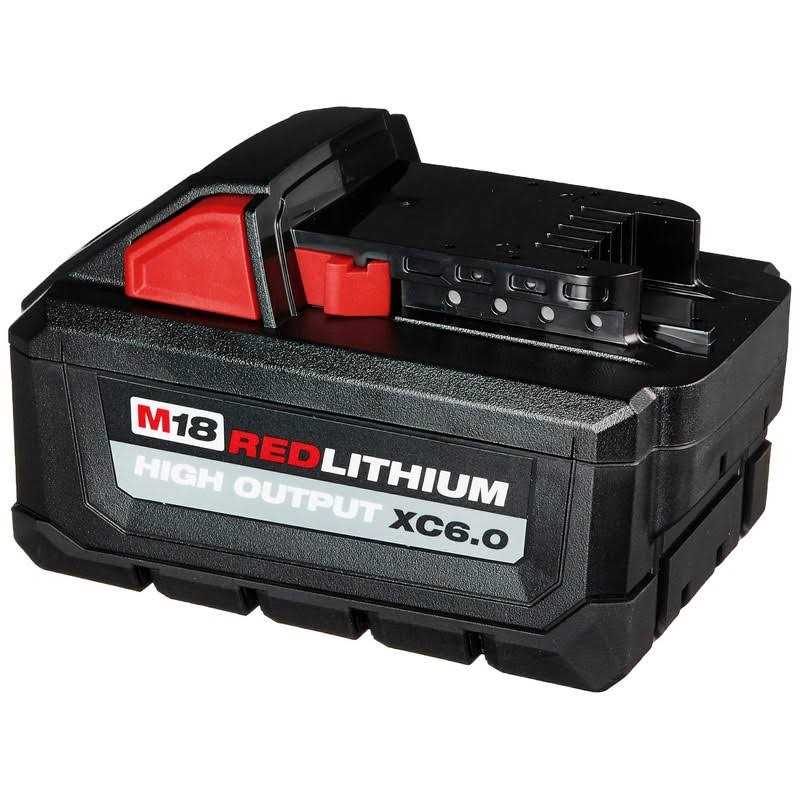 48-11-1865 Milwaukee M18 REDLITHIUM High Output XC6.0 Battery Pack - Shop Hardware Tools Online Store