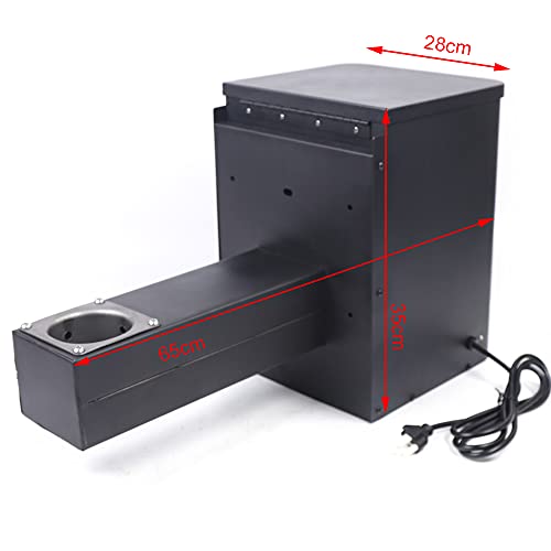 Pellet Smoker Hopper Assembly Kit, Intelligent Digital Temperature Controller Electric Wood Pellet Smoker Grill Part for Grill, Smoke, Bake, Roast, Braise, and BBQ (Mechanical Knob)