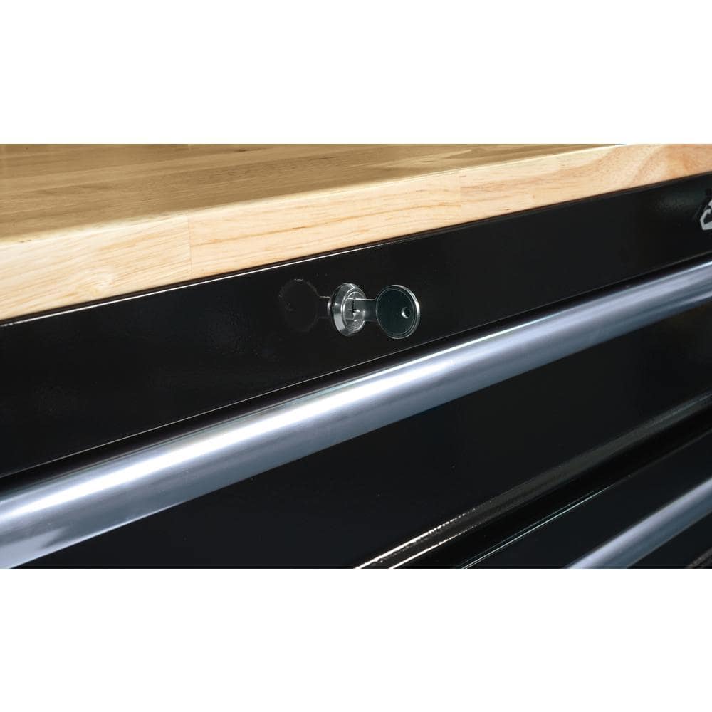 Husky 52 in. W x 25 in. D Standard Duty 9-Drawer Mobile Workbench Tool Chest