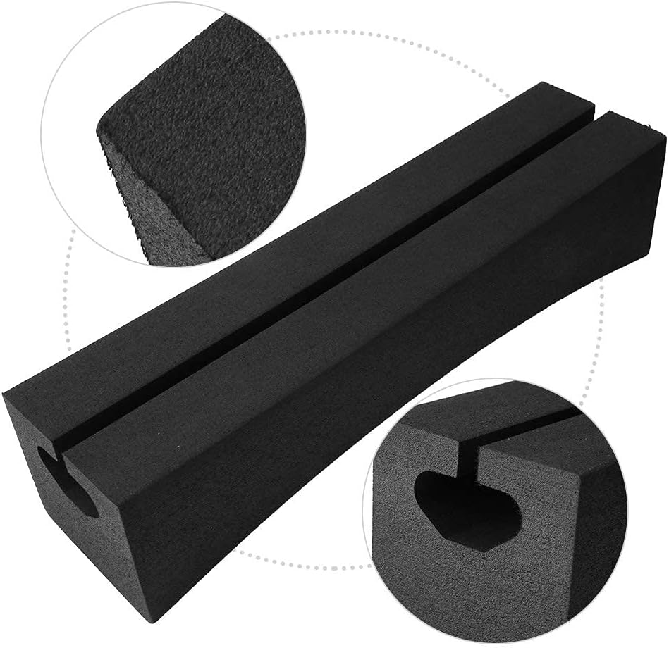 Jadeshay Car Roof Rack Replacement Foam, Universal Soft Standard Foam Block for Roof Racks Car-Top Replacement with Stand-up Paddle Pack of 2