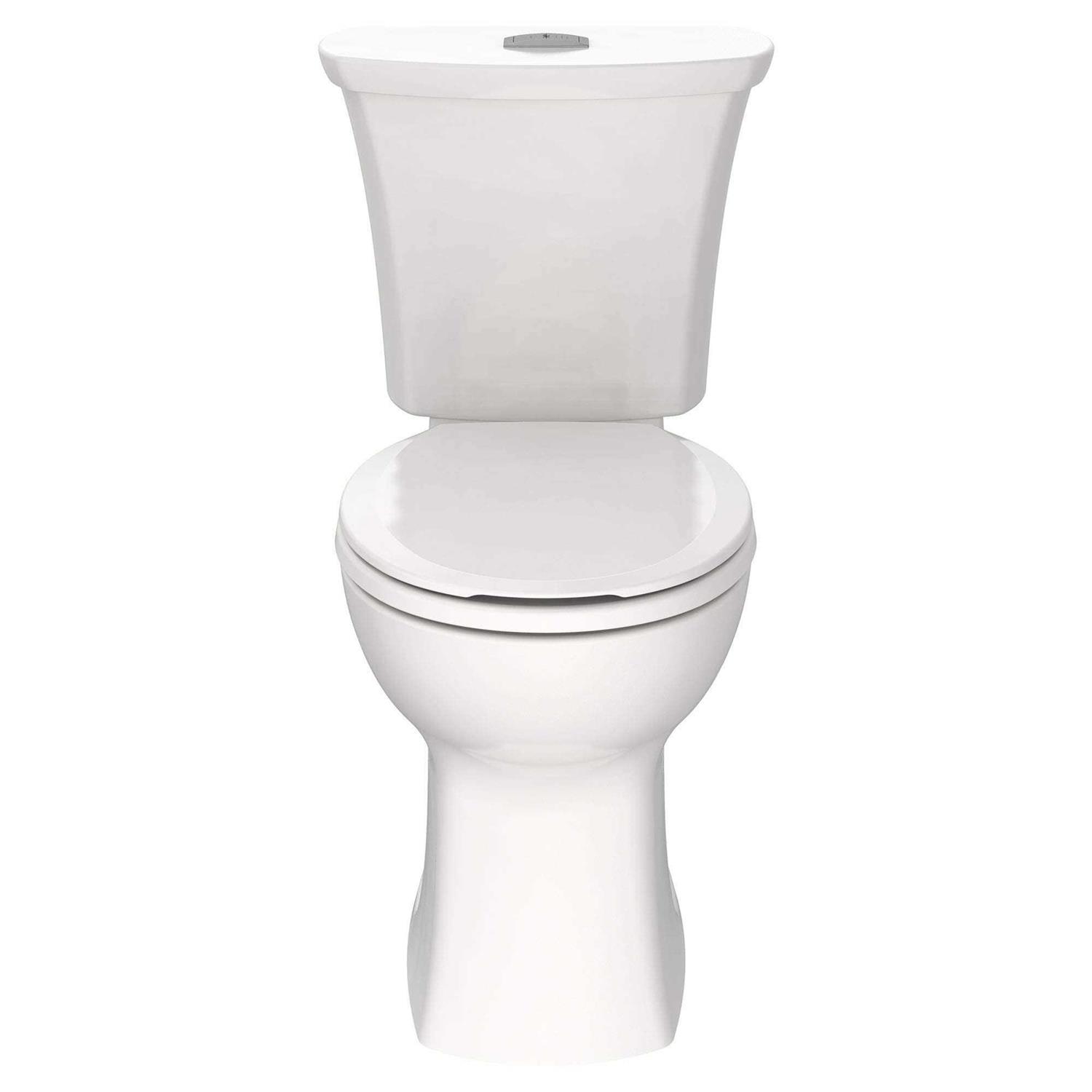 American Standard 204BA.200 Edgemere 1.1 / 1.6 gpf Dual Flush Two Piece Round Chair Height Toilet 204BA200.020 - Shop Hardware Tools Online Store