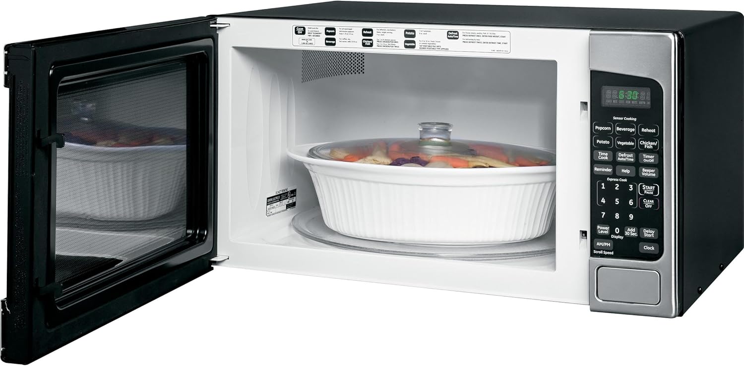 GE JES2051SNSS Countertop Microwave, 2.0, Stainless Steel