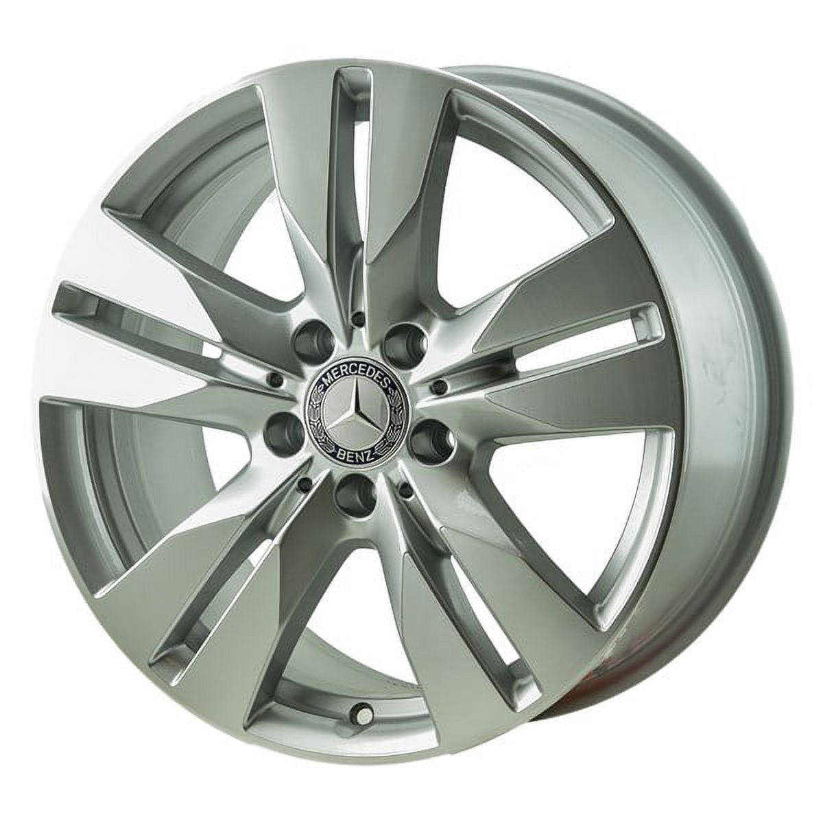 MERCEDES-BENZ E350 2011 - 2011 MACHINED SILVER Factory OEM Wheel Rim (Not Replicas)