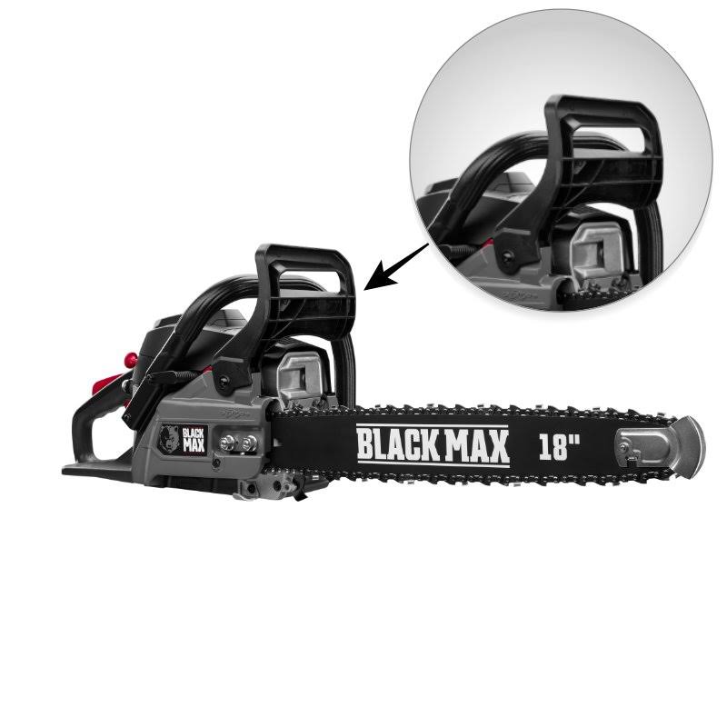 Black Max 18-inch GAS Chainsaw 38cc 2-Cycle Engine BM3818