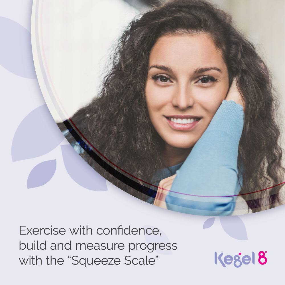 Kegel8 Trainer - Interactive Pelvic Exerciser with Squeeze Scale Strength Measurer
