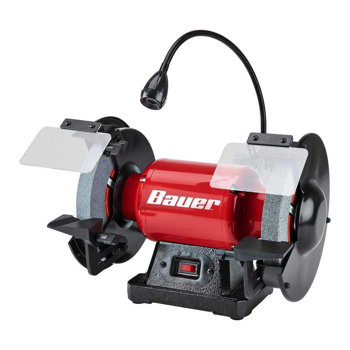 Bauer 8 in. Bench Grinder with LED Light - Shop Hardware Tools Online Store
