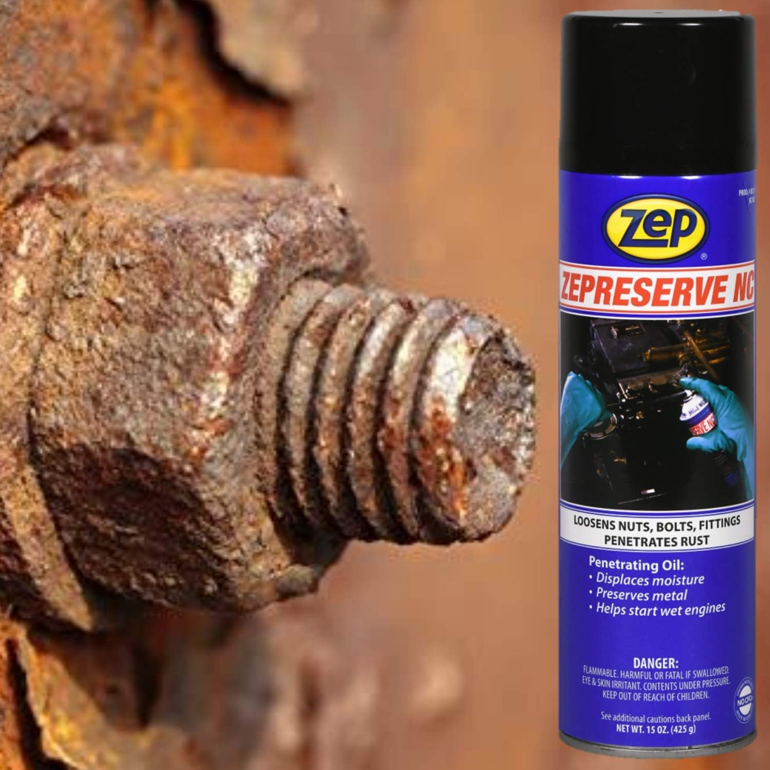 Zepreserve NC Penetrant and Lubricant 15 Ounce 31501 (Case of 12)
