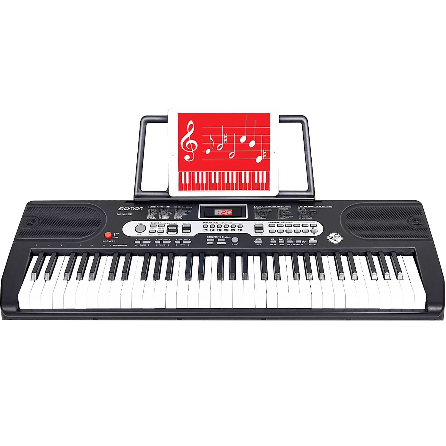 YouYeap 61 Key Piano Keyboard Portable Electric Keyboard with Microphone