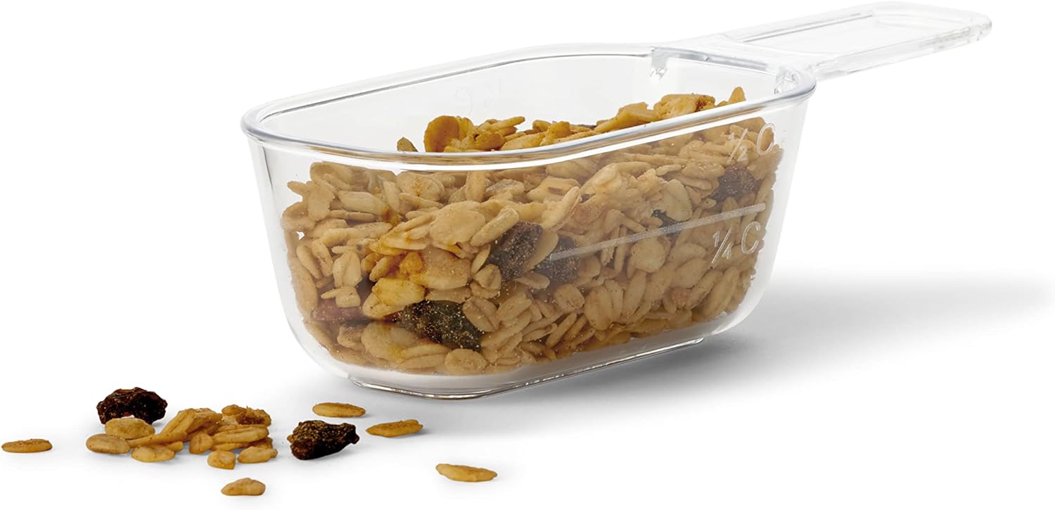 Rubbermaid Brilliance BPA Free Food Storage Containers with Lids, Airtight, for Kitchen and Pantry Organization, Set of 23 w/ Scoops