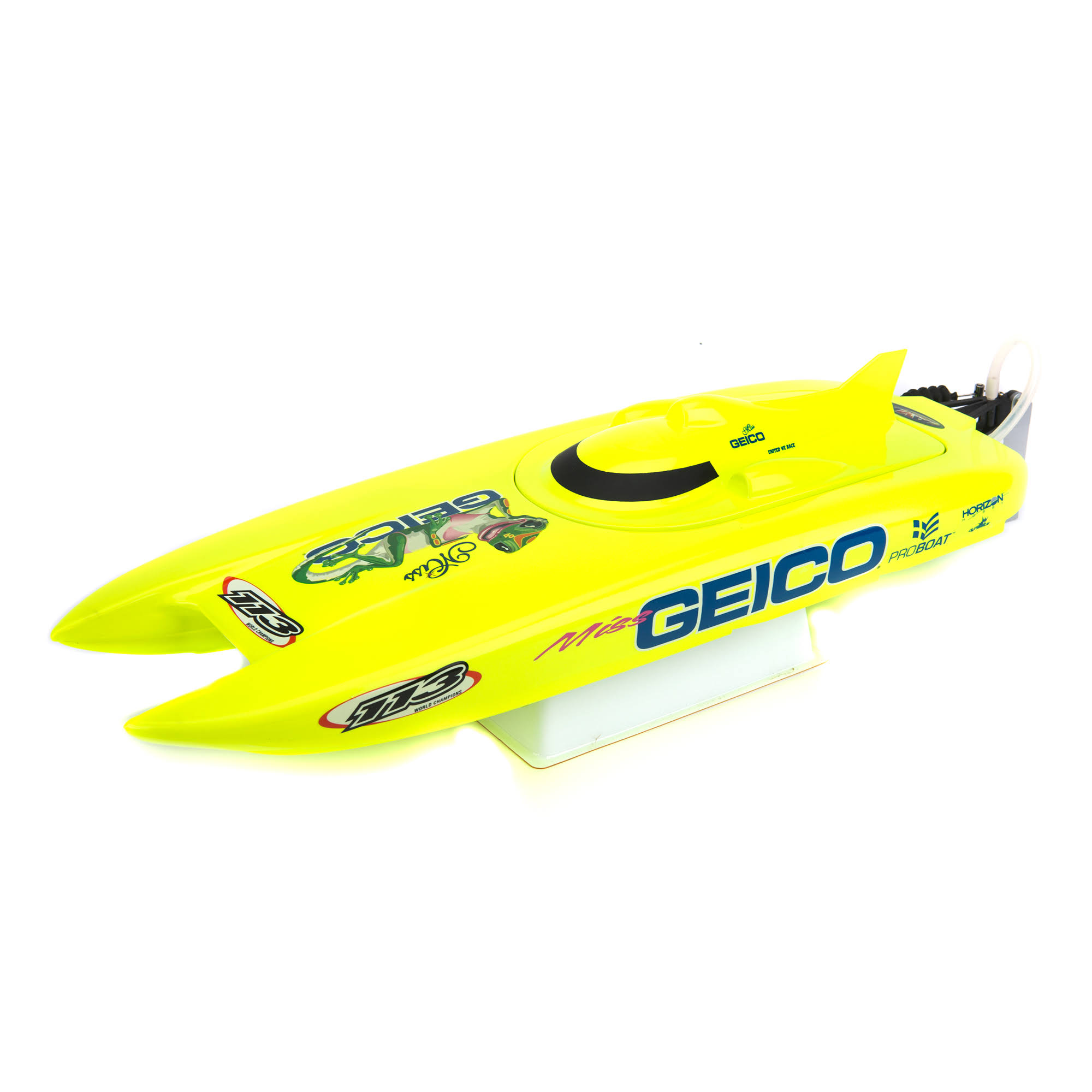 Pro Boat - Miss Geico 17 Brushed Catamaran RTR, PRB08019