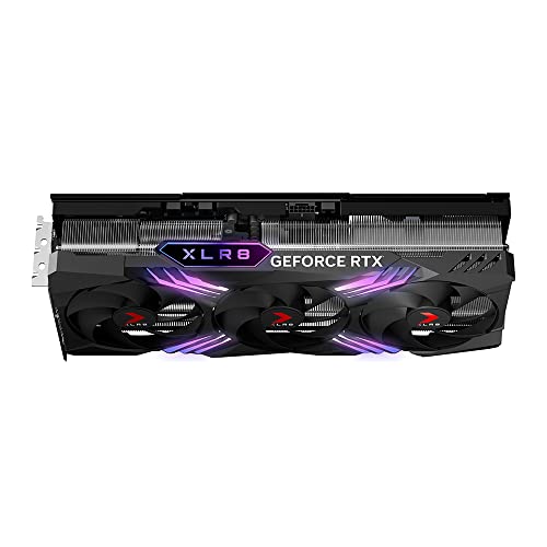 PNY GeForce RTX™ 4090 24GB VERTO™ Triple Fan Graphics Card DLSS 3 (384-bit PCIe 4.0, GDDR6X, Supports 4k, Anti-Sag bracket, HDMI/DisplayPort)