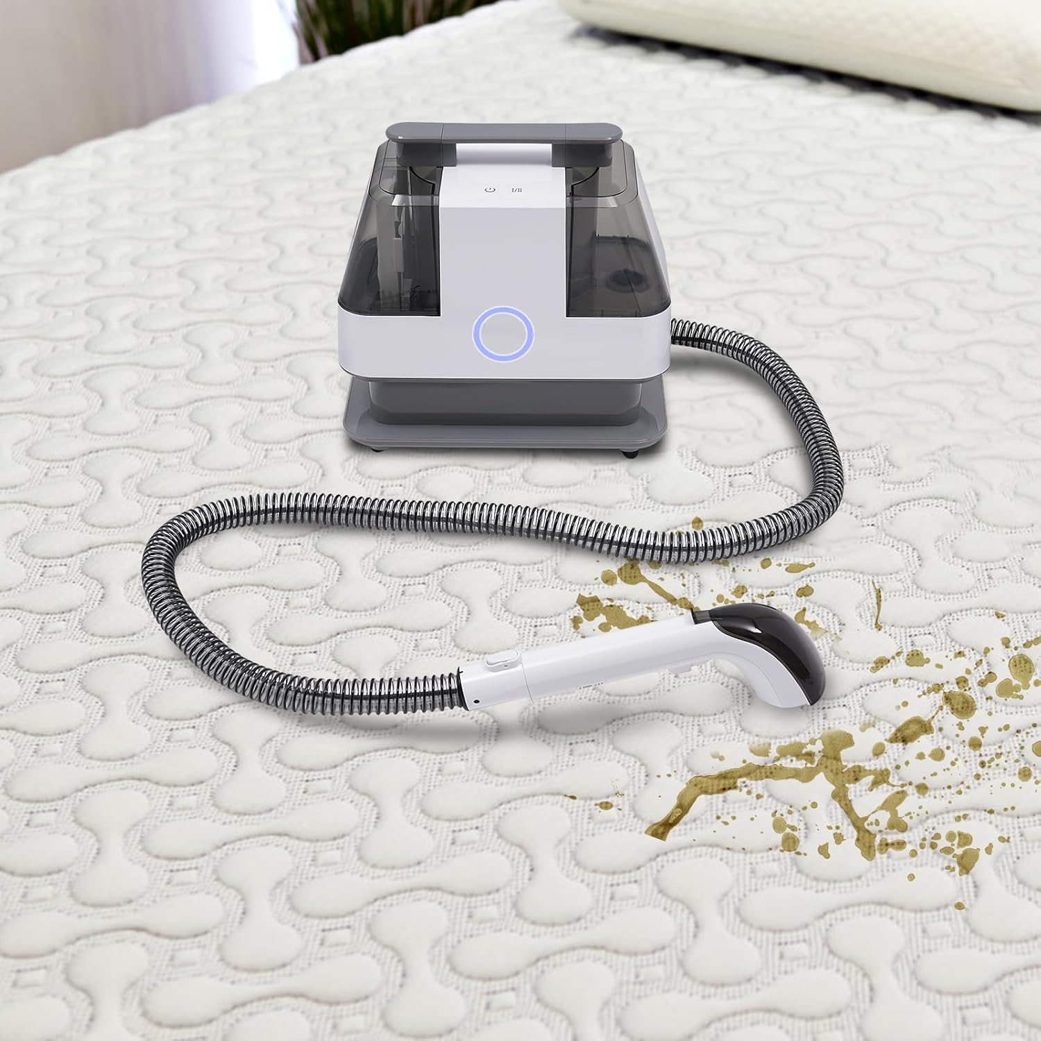Portable Carpet & Upholstery Cleaner,40.58oz Handheld Rug Cleaner,Pet Stain Eraser Power Brush Machine,Pet Stain Remover, Carpet Shampooer