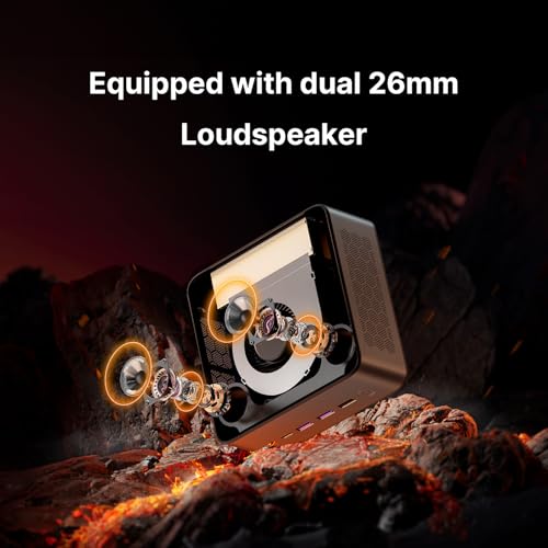 P4 Light Gaming Mini PC, Ryzen 7 5825U, 32GB RAM 1TB SSD, 11 Pro Triple 4K 60HZ Displays Desktop Computers, Support PS3 Emulator Micro PC, HDMI+DP+Type-C, WiFi 6E, BT5.2, Dual 2.5GbE LAN