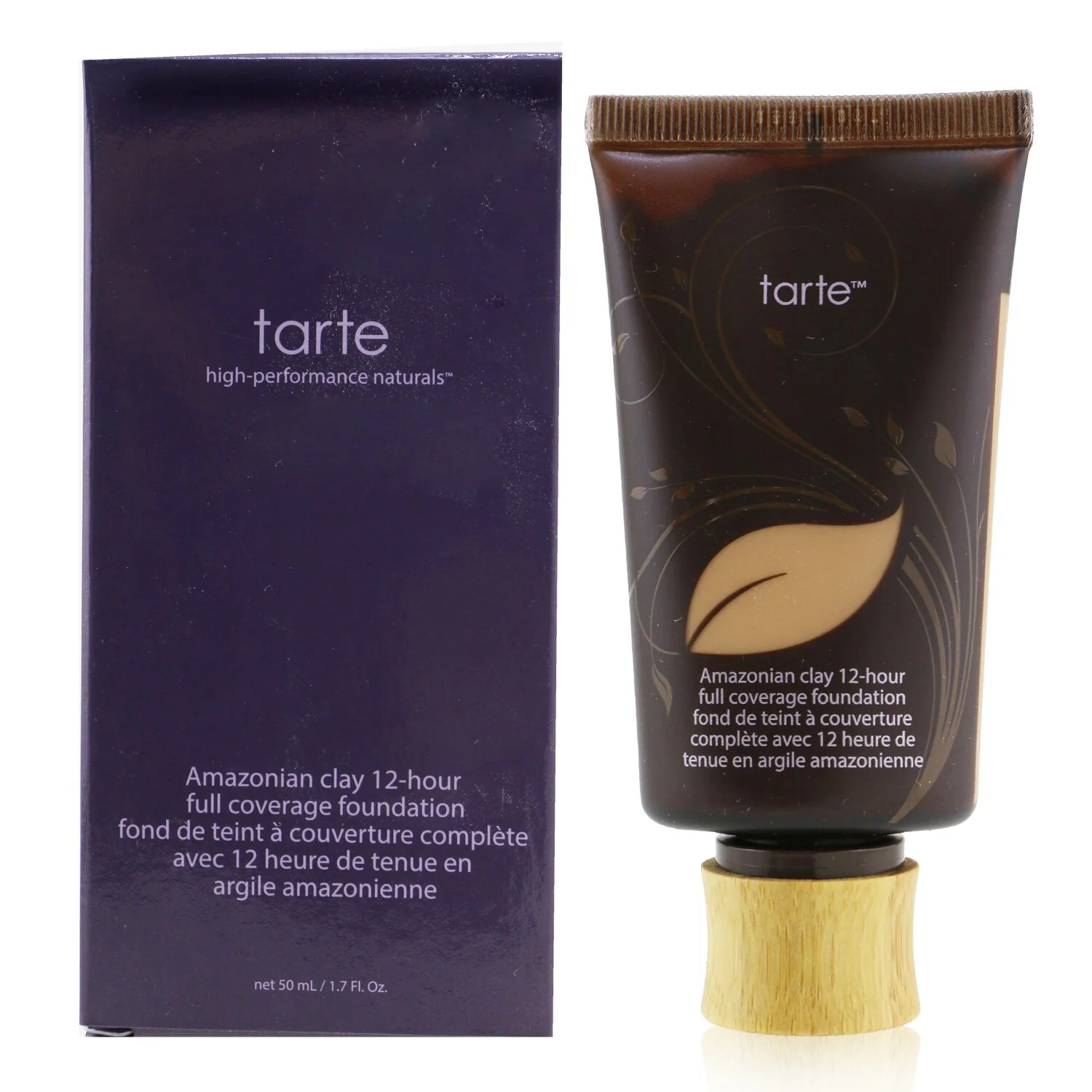 Tarte Amazonian Clay 12 Hour Full Coverage Foundation - # 42G Tan Golden  50ml/1.7oz