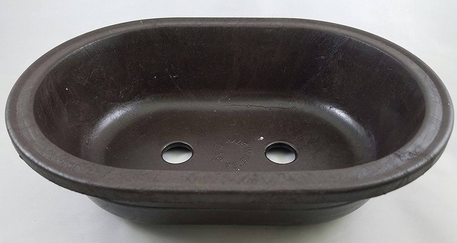 Oval Mica Bonsai Training Pot - Ova Series- OVA-12
