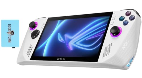 ASUS ROG Ally 7" 120Hz Gaming Handheld - Ryzen Z1 Extreme 8-Core - 16GB RAM, 1TB M.2 2230 PCIe SSD - White, Win 11 Home. Bundle with Dockztorm Hub
