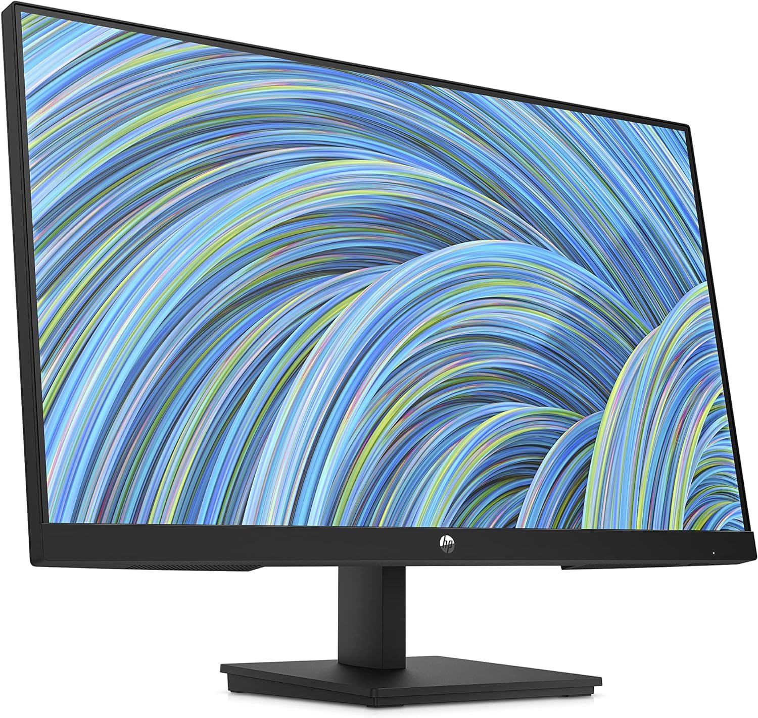 HP 24"" FHD VA Monitor, Full HD 1920 x 1080 LCD Display, 5ms Response Time, 75Hz Refresh Rate, 16:9 Aspect Ratio, 250 Nit, FreeSync, 3000:1 Contrast Ratio with 5ave HDMI Cable, Flat-Black