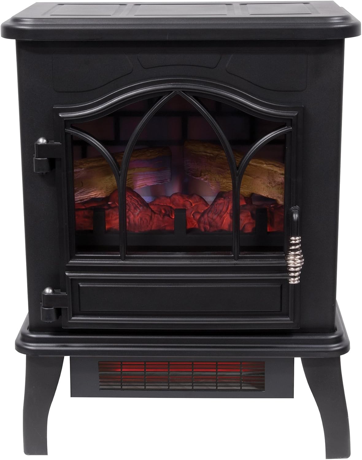 duraflame DFI-470-04, Black Infrared Quartz Fireplace Stove