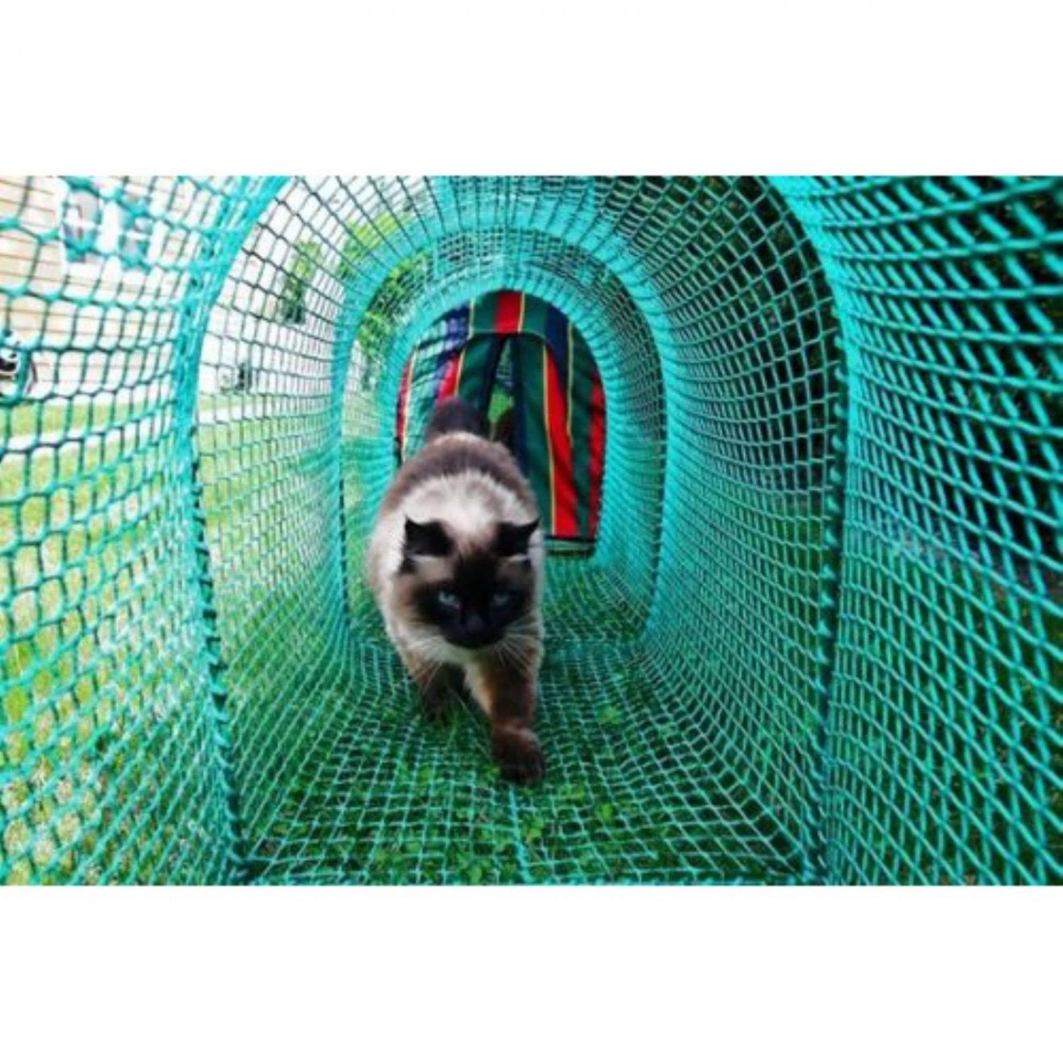Kittywalk Lawn Version Outdoor Cat Enclosure - Green