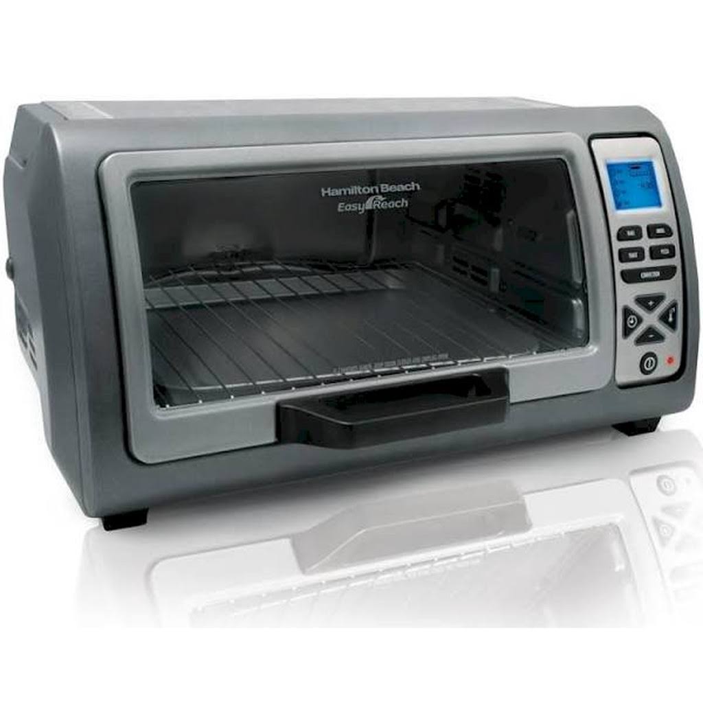 Hamilton Beach 1400-Watt 6-Slice Silver Toaster Oven 31128
