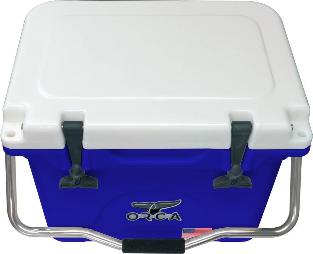Orca Extra Heavy Duty 20-Quart Coolers - Orange/White