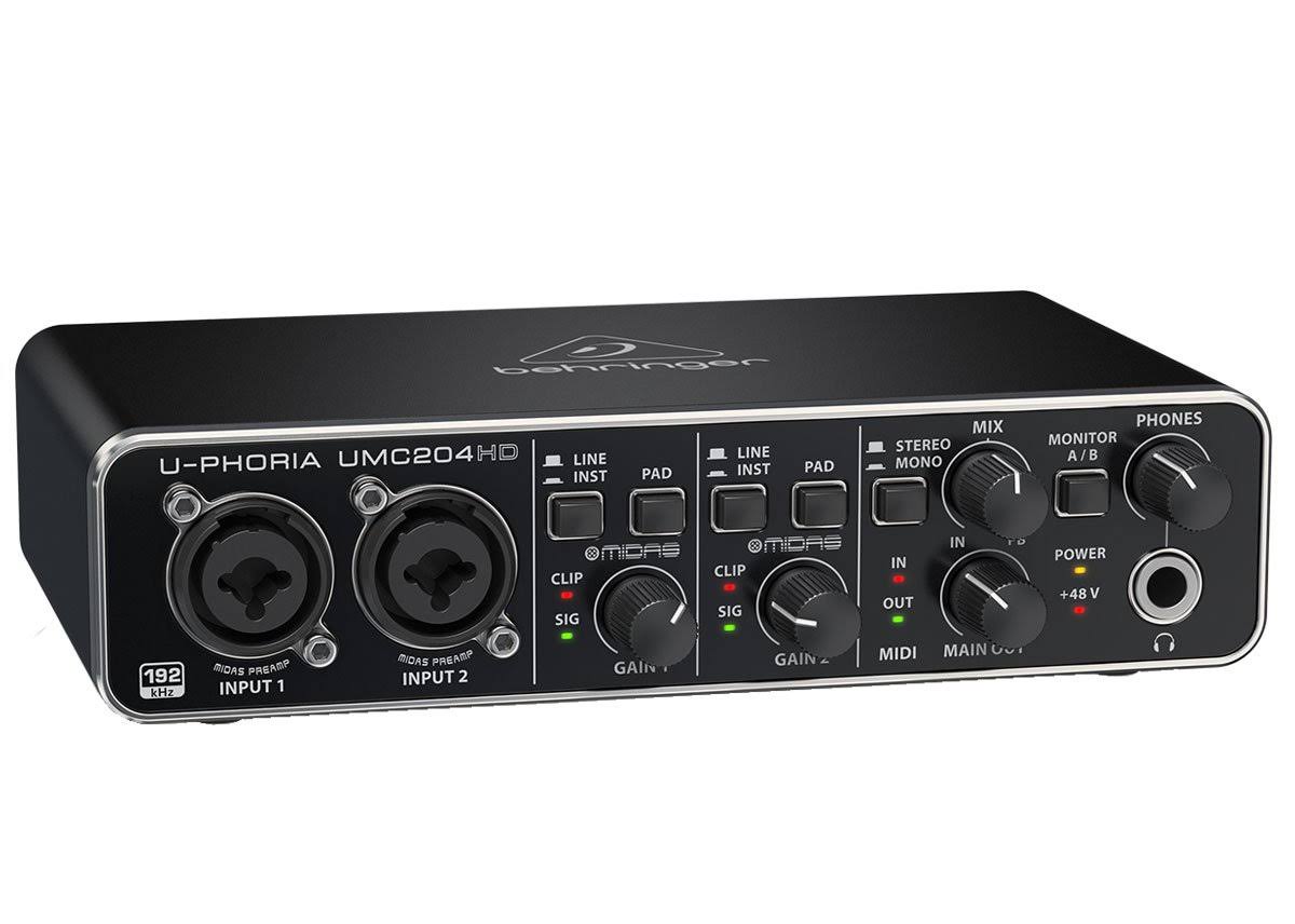 Behringer U-Phoria UMC204HD Audio Interface
