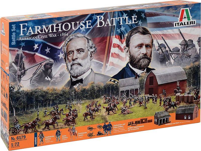 Italeri - 6179S 1/72 American Civil War Farmhouse Battle Set